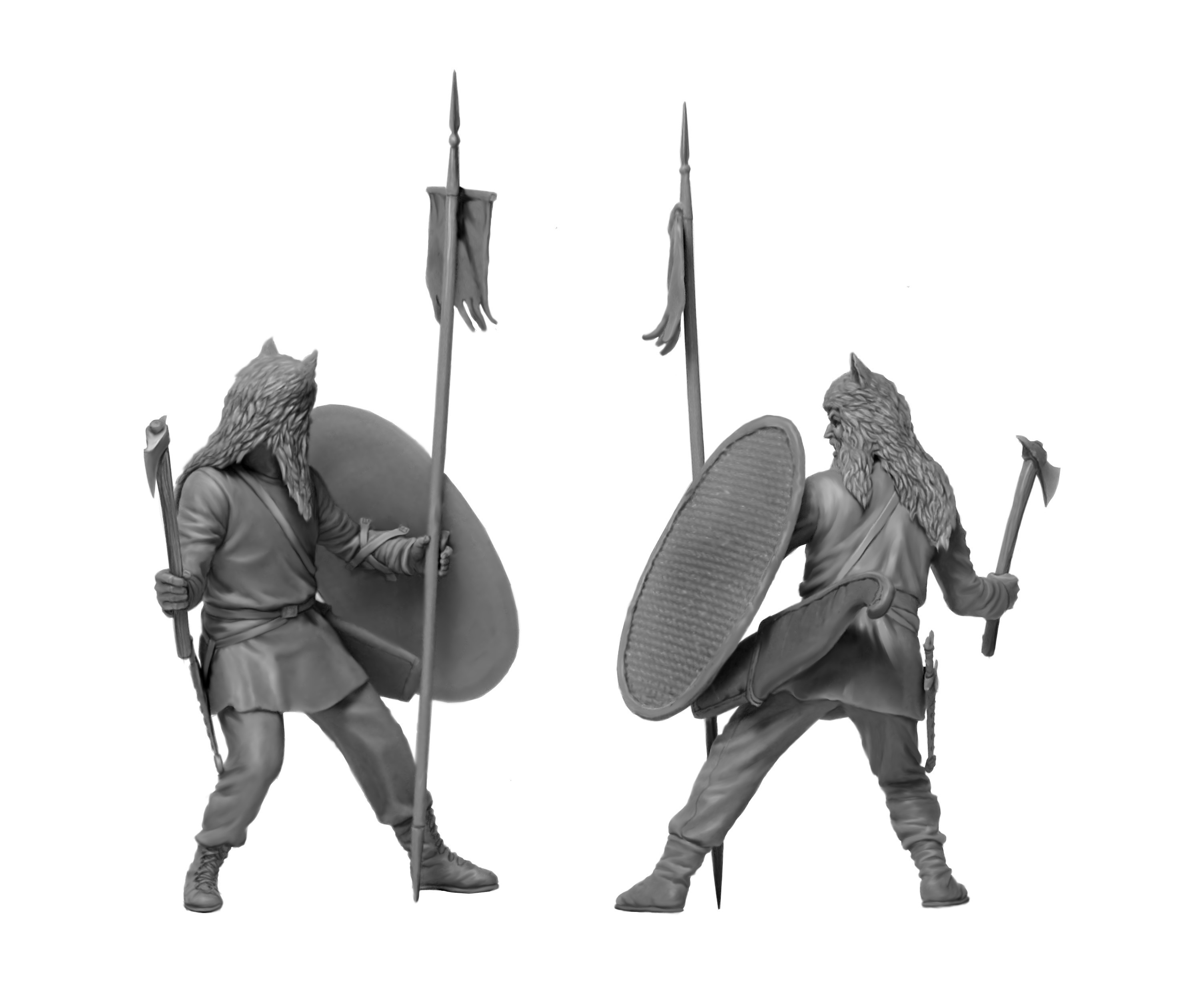 "Greco-Persian Wars Series. Kit № 9. Flag Officer of the Persian Heavy Infantry" - 1/32 kit CAD