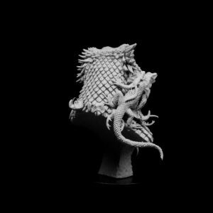 Nautilus Miniatures Unleashes Two New Fantasy Figures: Pogona the Bearded Dragon King-3