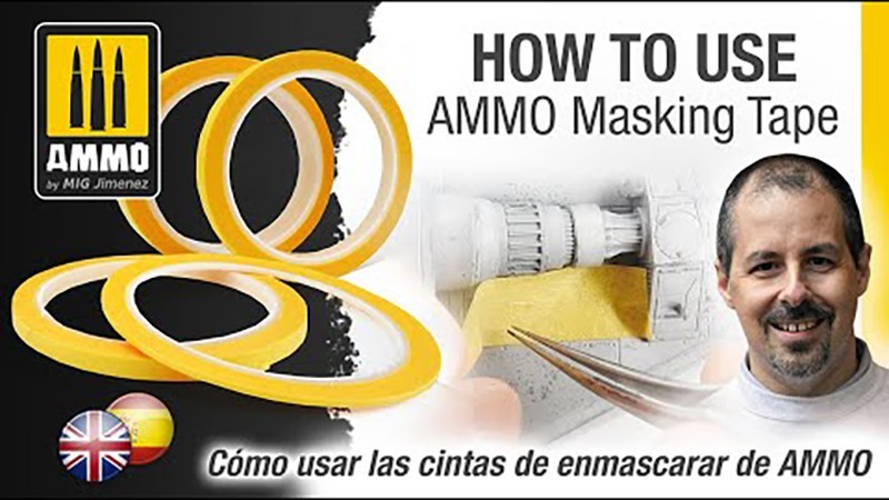 How to use AMMO Masking Tape by Javier López de Anca