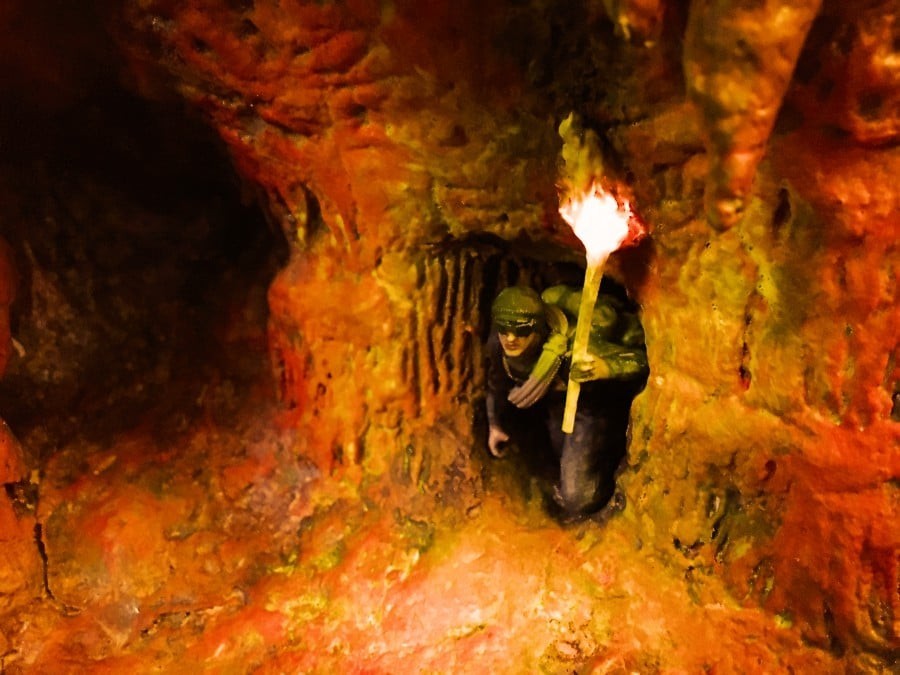 "The heart of the mountain" and "The little Mammoth Cave"