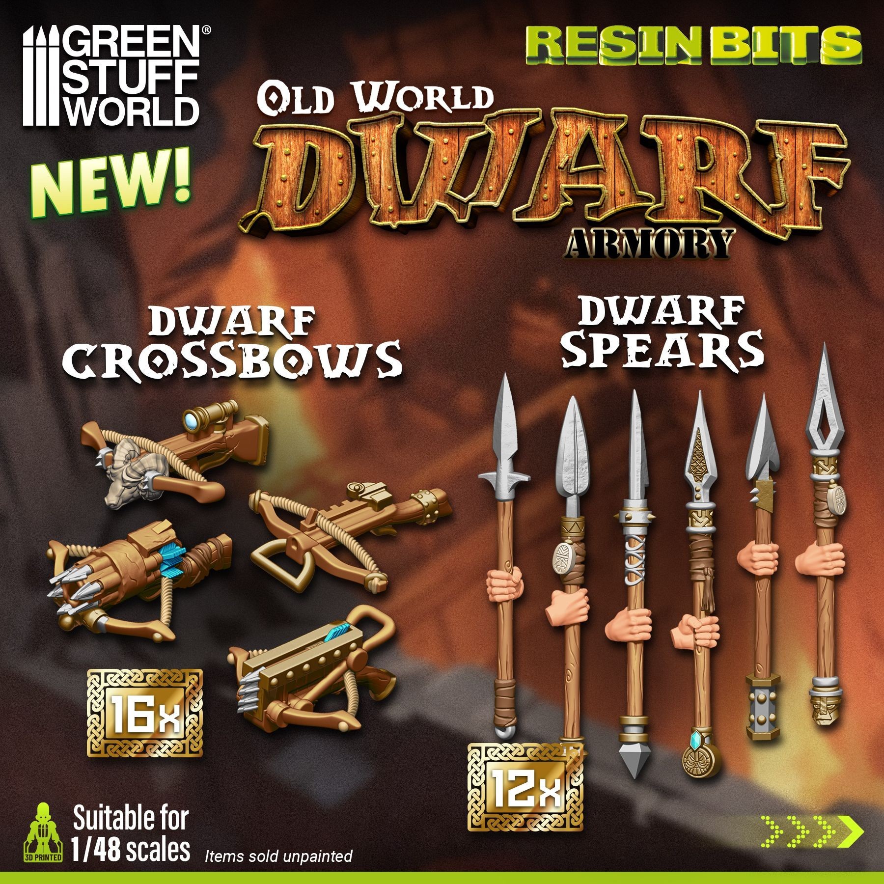 Warhammer Old World compatible resin bits