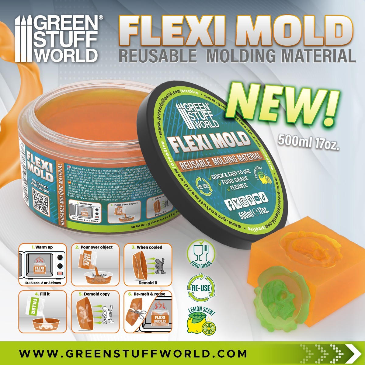Flexi Mold - Reusable Molding Material